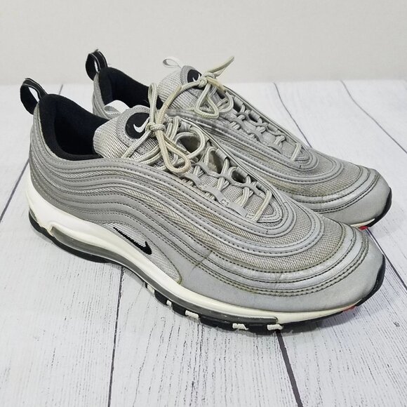 Nike Air Max 97 Mens Size 11.5 Reflective Silver 312834-007
